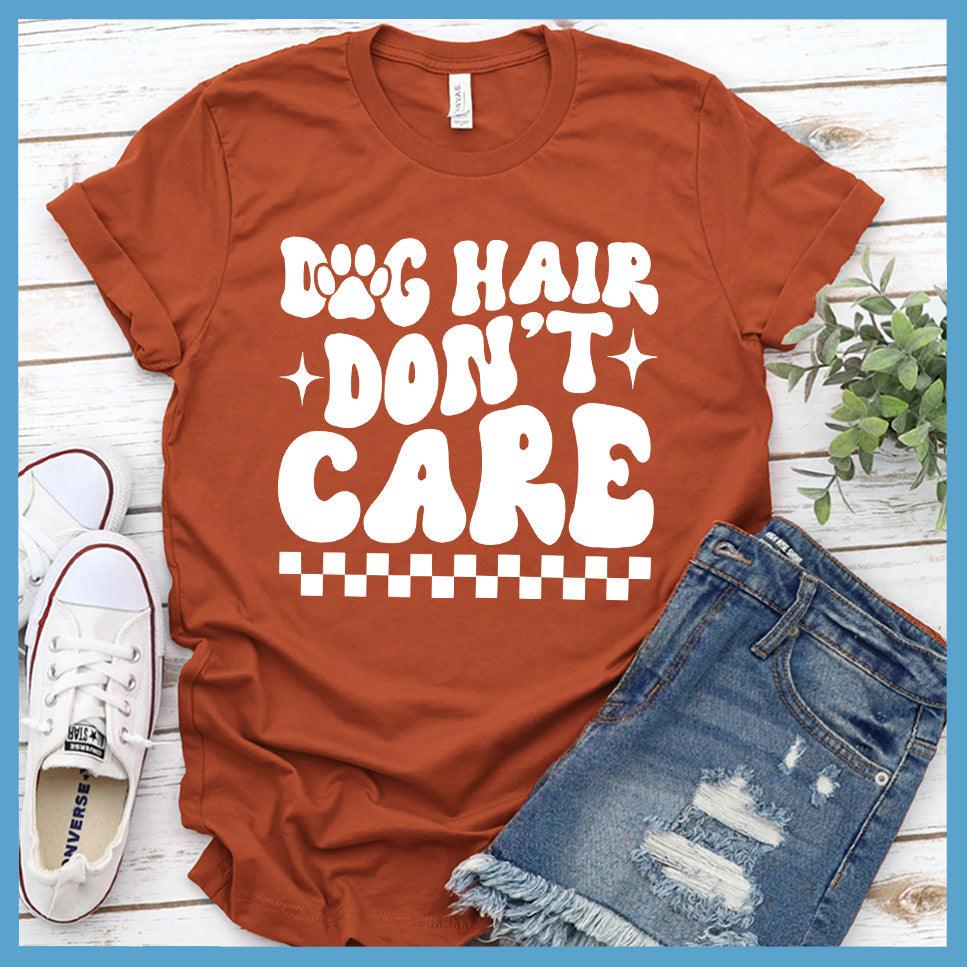 Dog Hair Don't Care Retro T-Shirt