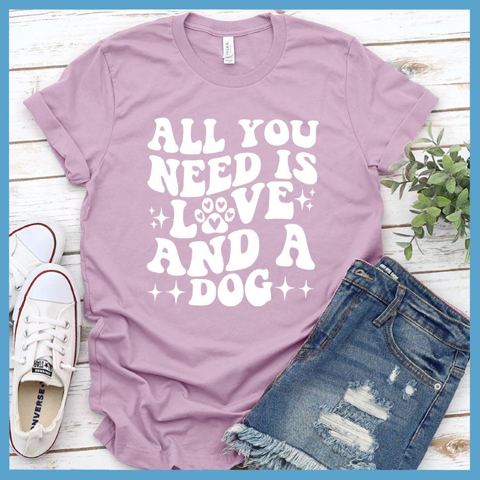 All You Need Is Love And A Dog Retro T-Shirt