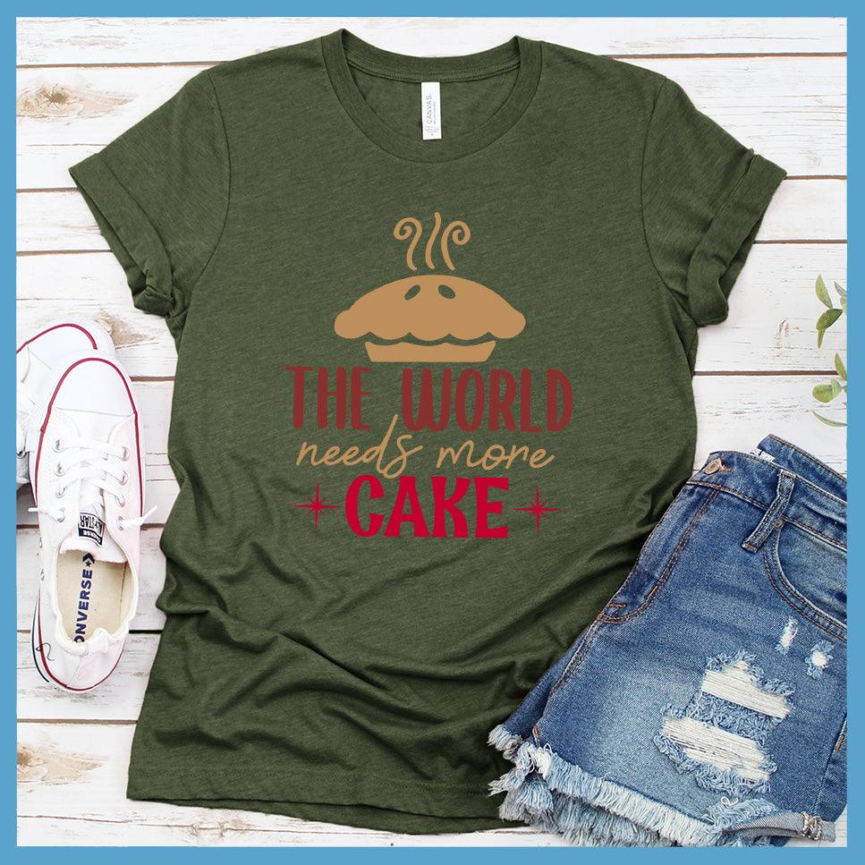 The World Needs More Cake T-Shirt Colored Edition