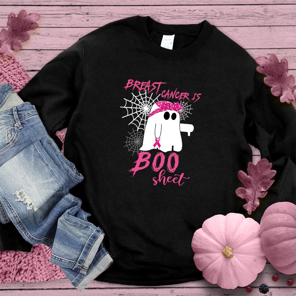 Breast Cancer Is Boo Sheet Sweatshirt Colored Edition - Brooke & Belle