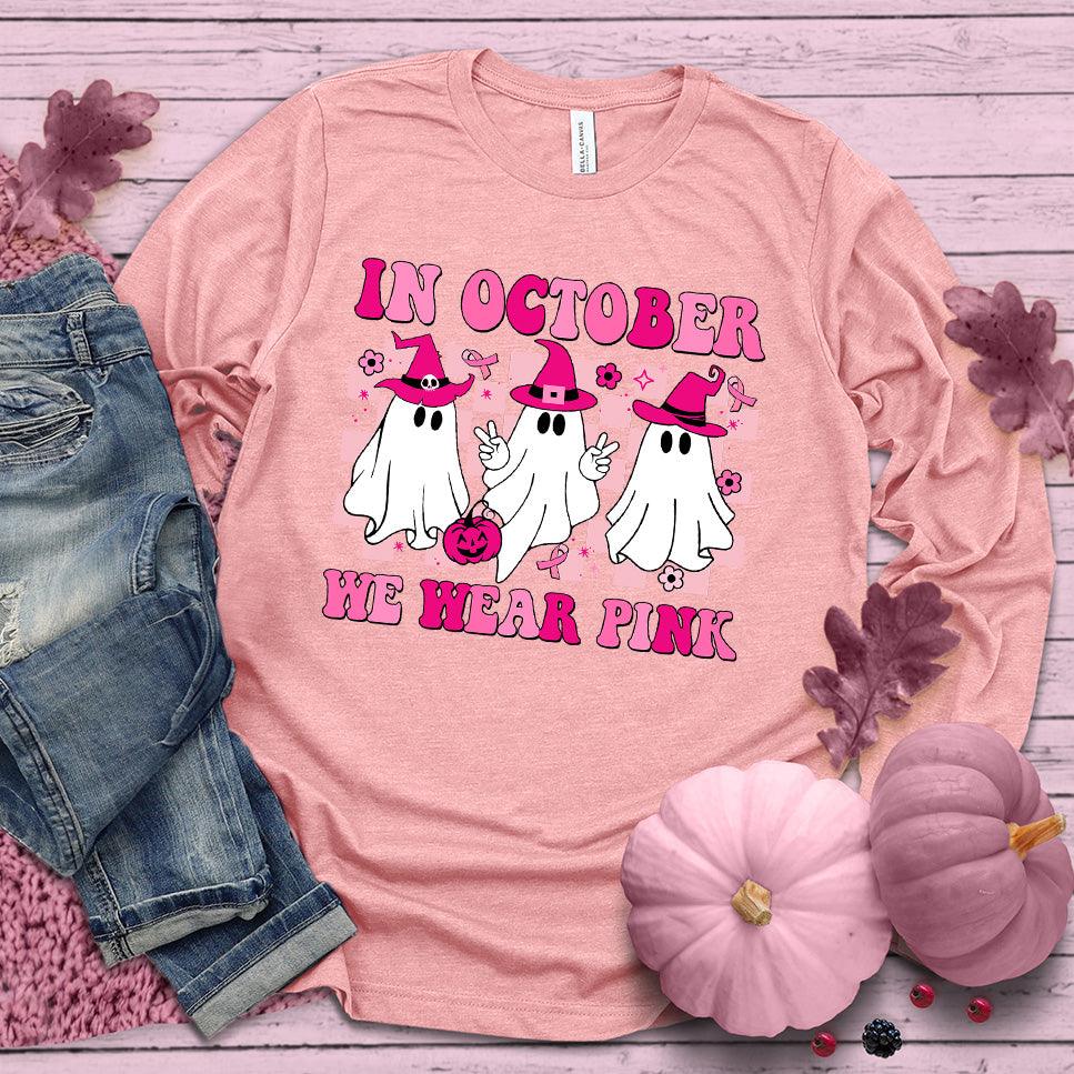 In October We Wear Pink Version 4 Long Sleeves Colored Edition