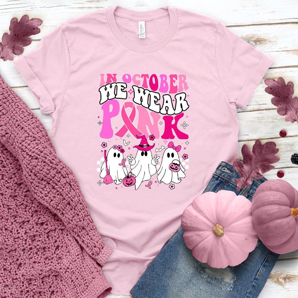 In October We Wear Pink T-Shirt Colored Edition - Brooke & Belle