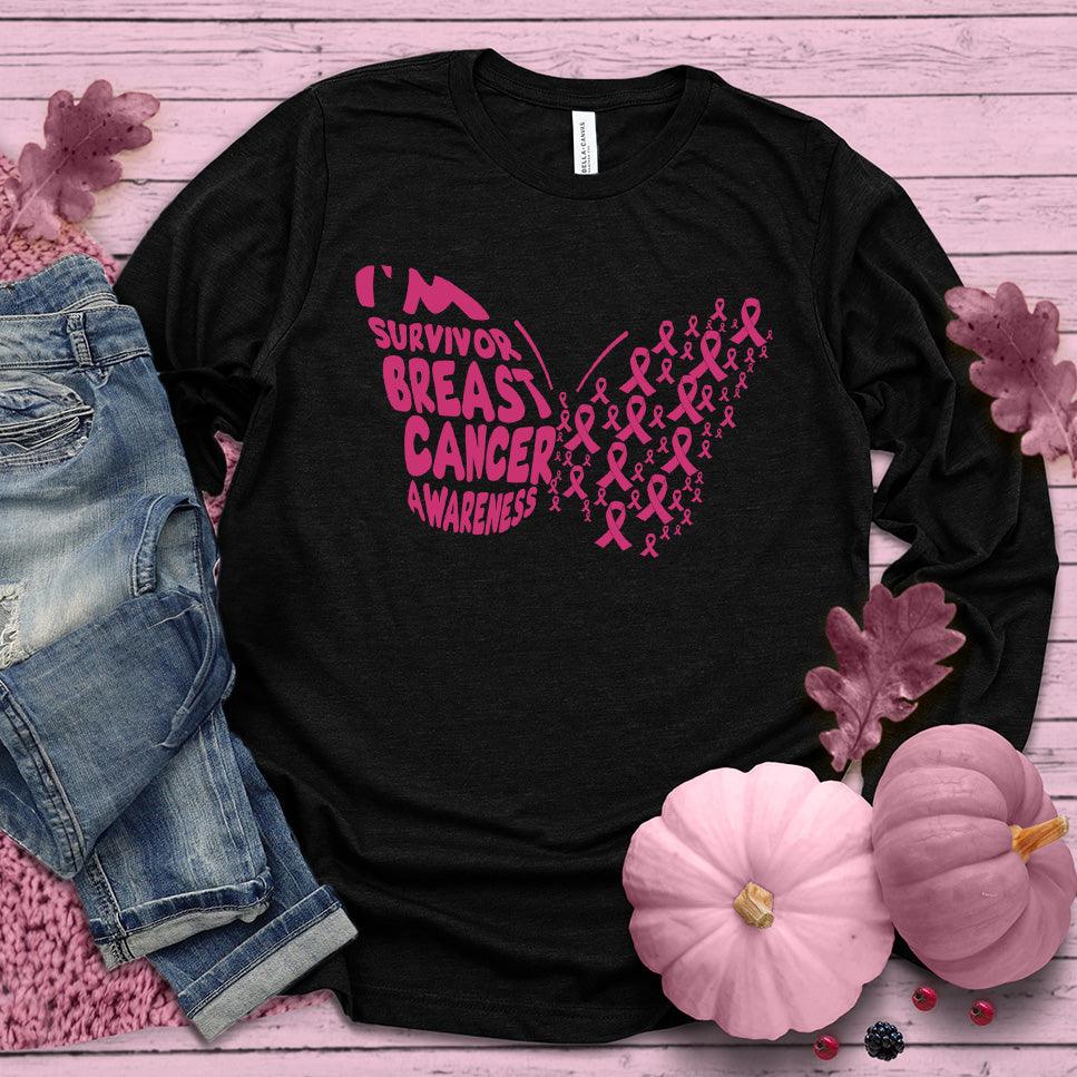 I'm A Survivor Butterfly Colored Edition Long Sleeves - Brooke & Belle