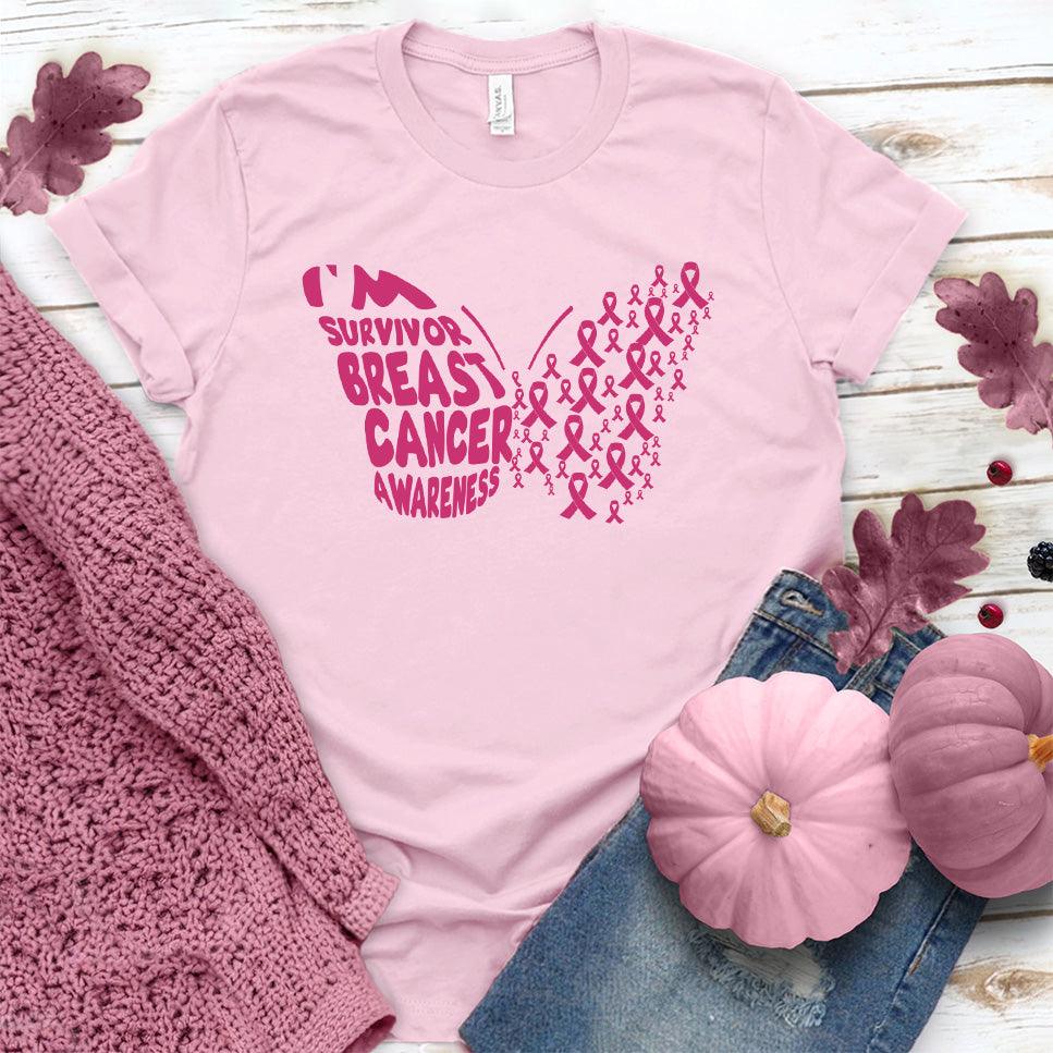 I'm A Survivor Butterfly Colored Edition T-Shirt - Brooke & Belle
