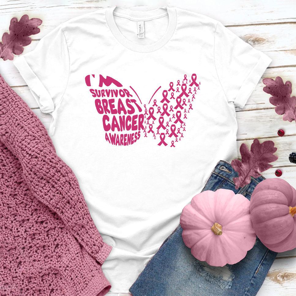 I'm A Survivor Butterfly Colored Edition T-Shirt - Brooke & Belle
