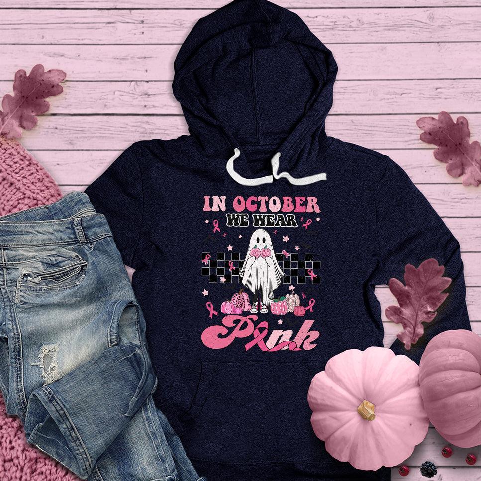 In October We Wear Pink Version 2 Hoodie Colored Edition - Brooke & Belle