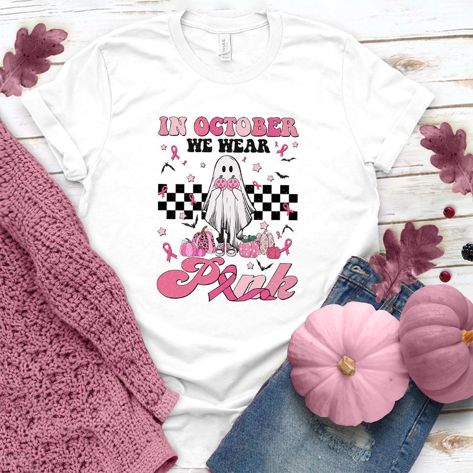 In October We Wear Pink Version 2 T-Shirt Colored Edition - Brooke & Belle
