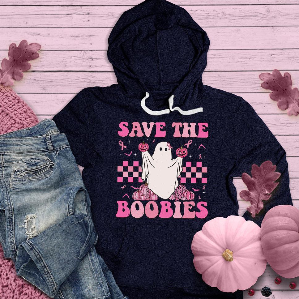 Save The Boobies Hoodie Colored Edition