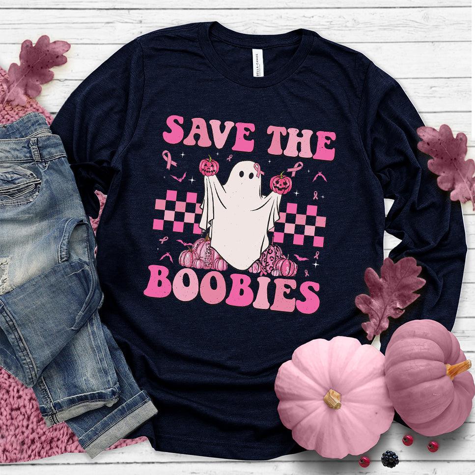 Save The Boobies Long Sleeves Colored Edition