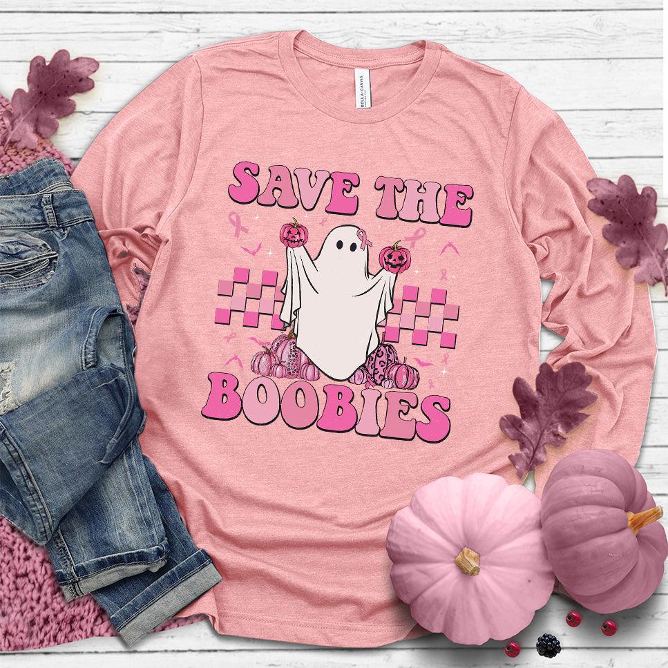Save The Boobies Long Sleeves Colored Edition