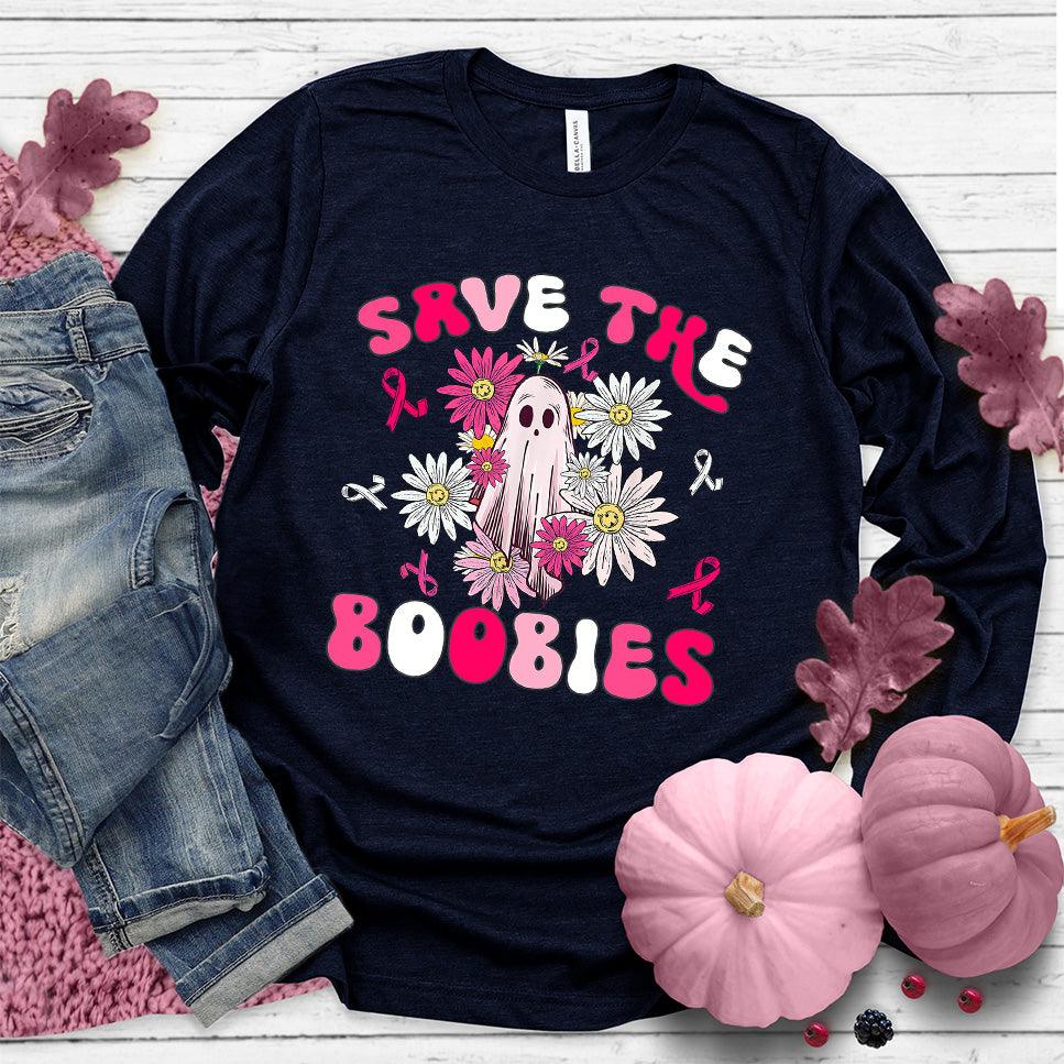 Save The Boobies Version 3 Long Sleeves Colored Edition