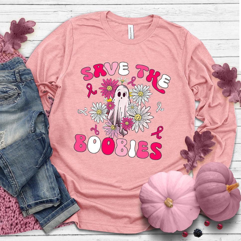 Save The Boobies Version 3 Long Sleeves Colored Edition