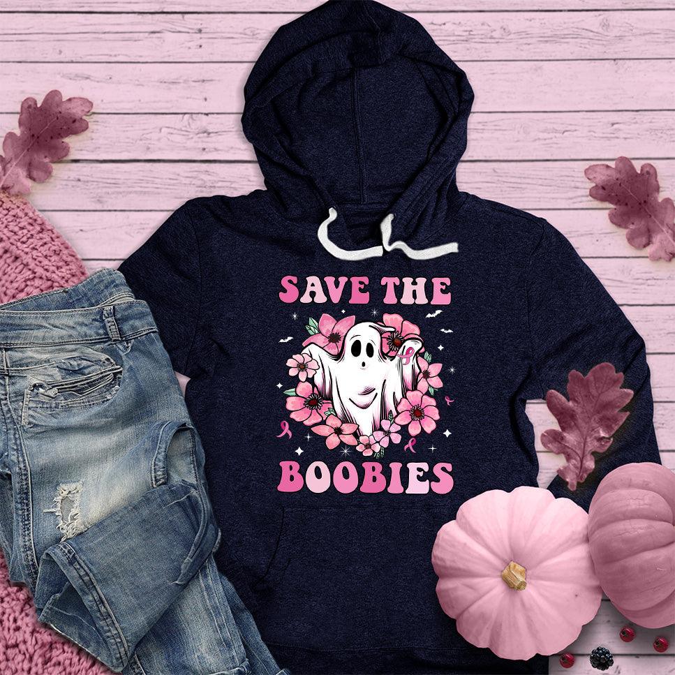 Save The Boobies Version 2 Hoodie Colored Edition
