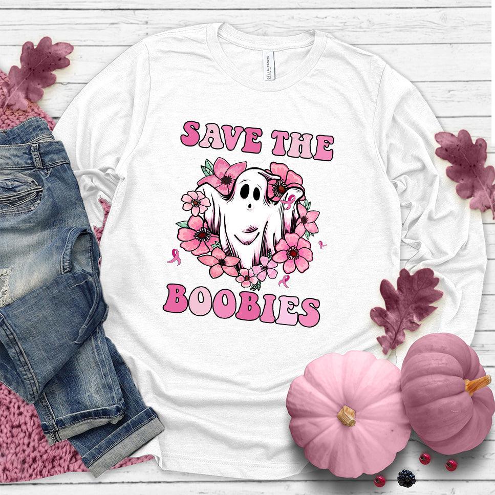 Save The Boobies Version 2 Long Sleeves Colored Edition