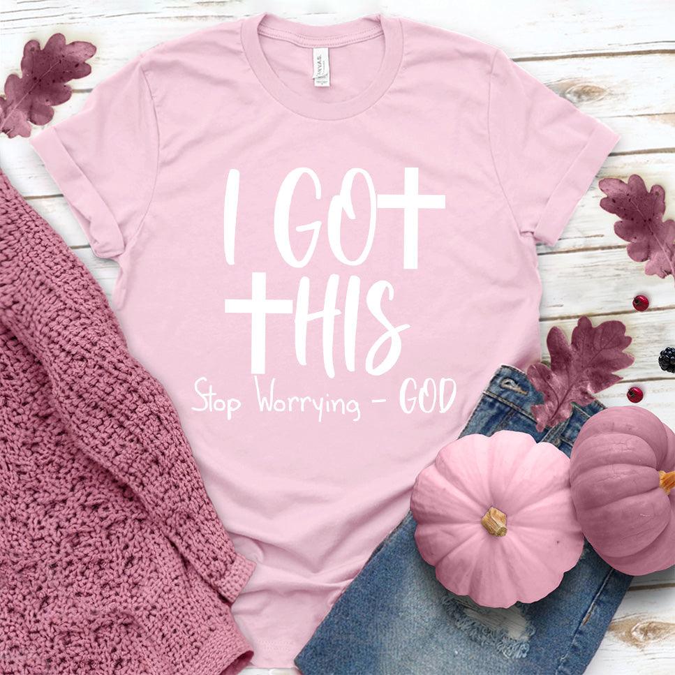 I Got This Stop Worrying - God V-Neck Pink Edition