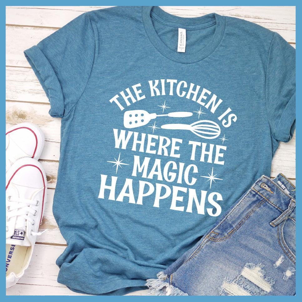 The Kitchen Is Where The Magic Happens T-Shirt Colored Edition