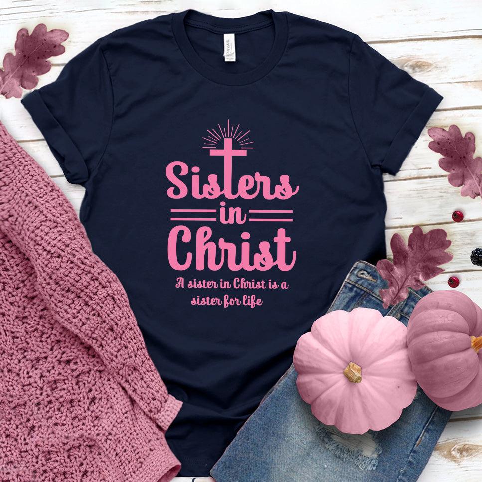 Sisters In Christ T-Shirt Pink Edition - Brooke & Belle
