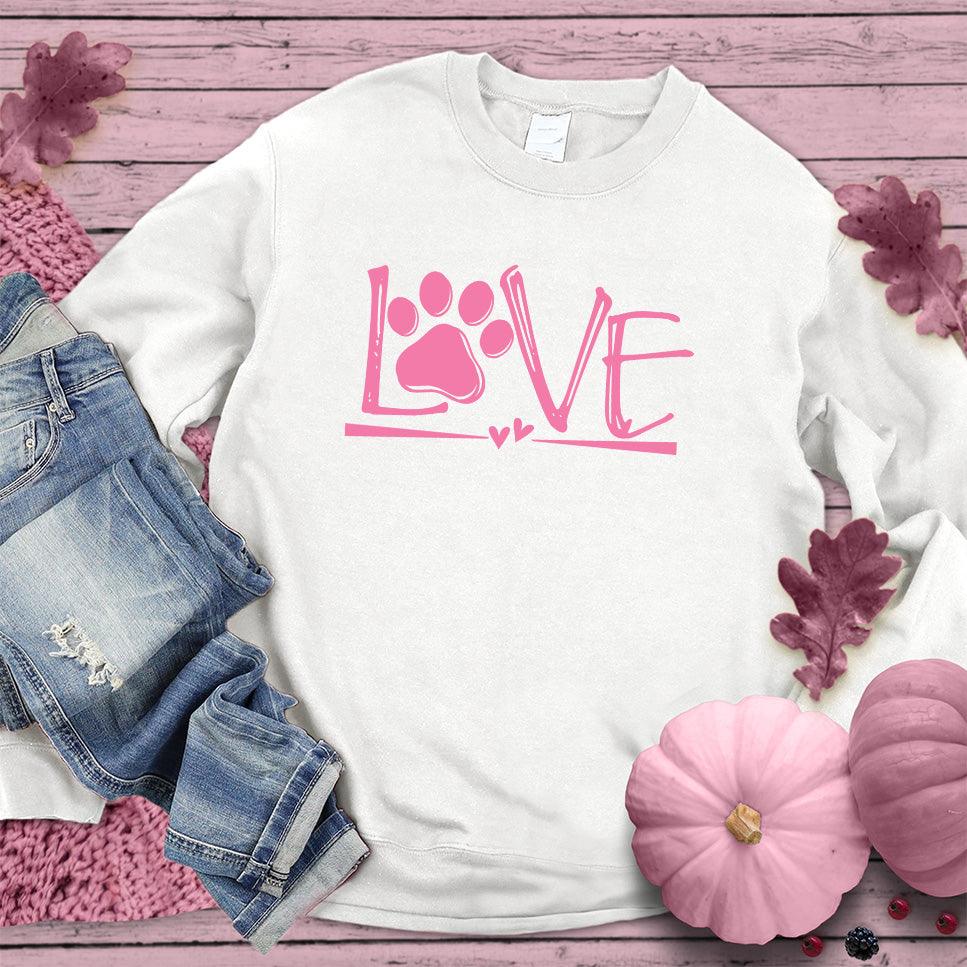 Dog Love Sweatshirt Pink Edition - Brooke & Belle