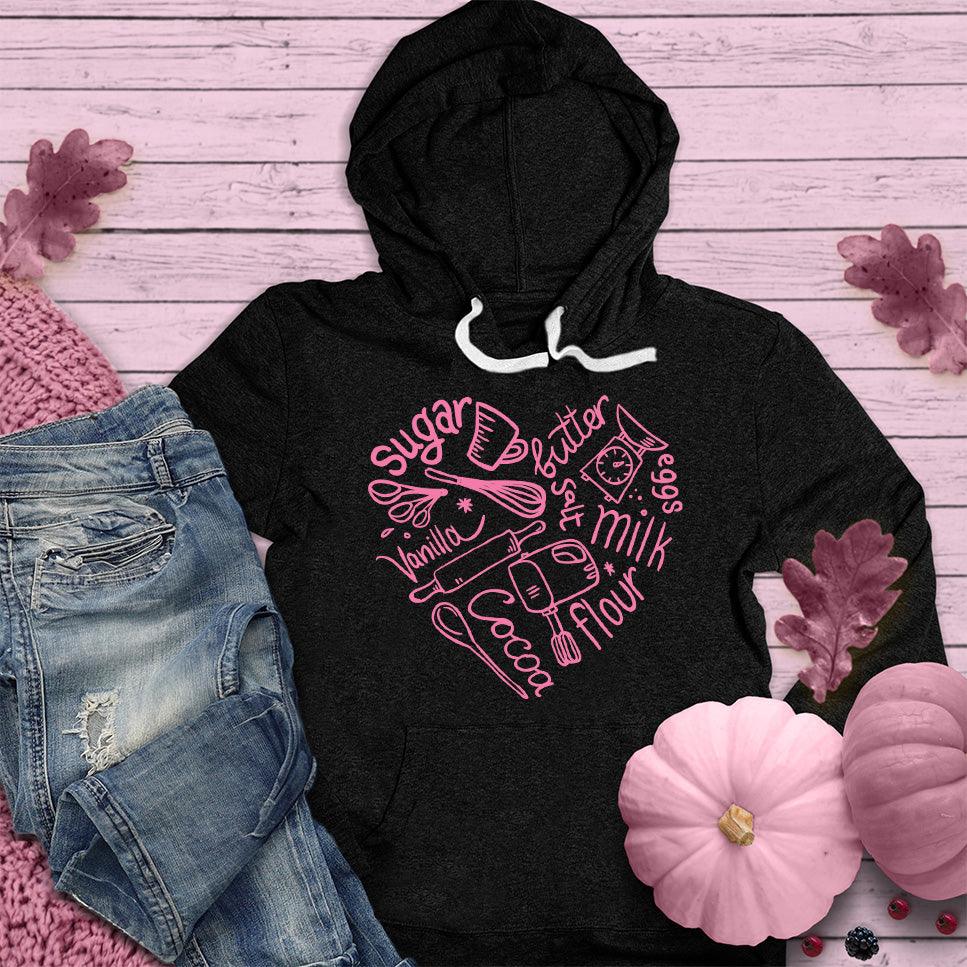 Bakery Heart Hoodie Pink Edition - Brooke & Belle