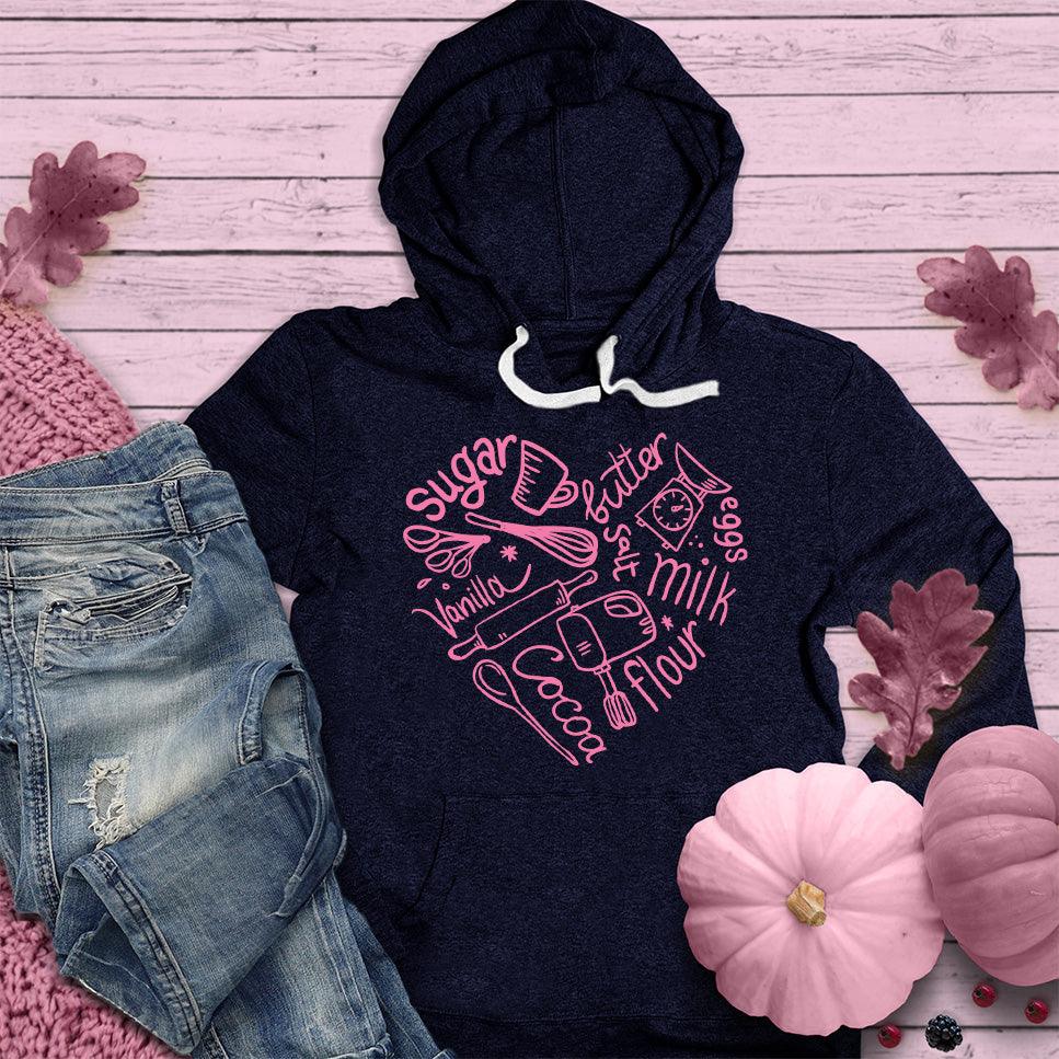 Bakery Heart Hoodie Pink Edition - Brooke & Belle