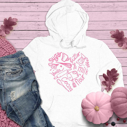 Bakery Heart Hoodie Pink Edition - Brooke & Belle