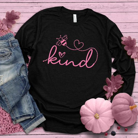 Bee Kind Long Sleeves Pink Edition - Brooke & Belle