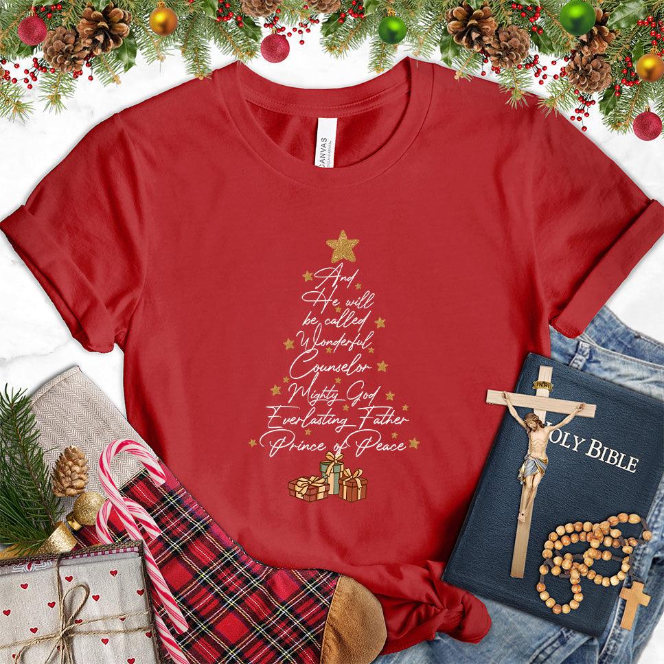 And He Will Be Called Wonderful Counselor Colored Edition T-Shirt - Brooke & Belle