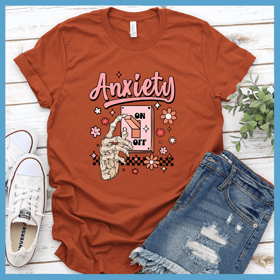 Anxiety On T-Shirt Colored Edition