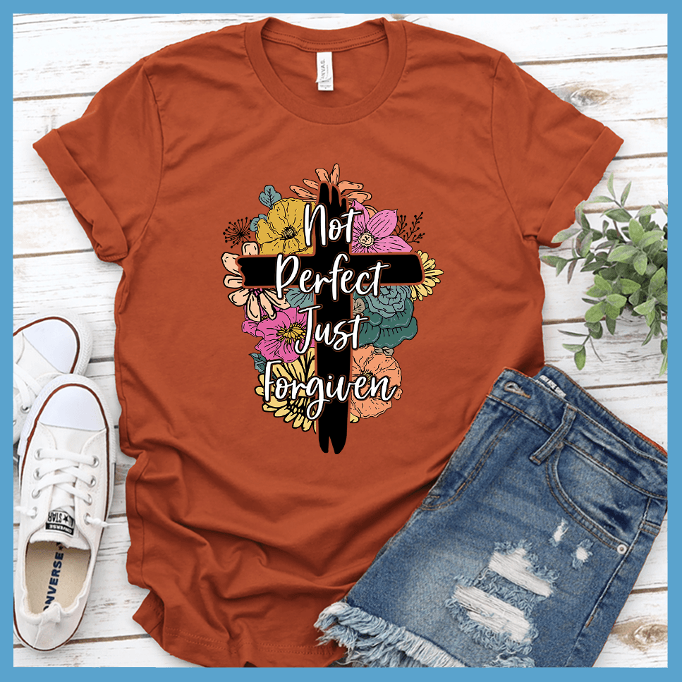 Not Perfect Just Forgiven T-Shirt Colored Edition