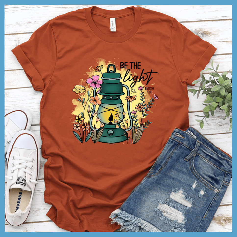Be The Light - Matthew 5:14 T-Shirt Colored Edition