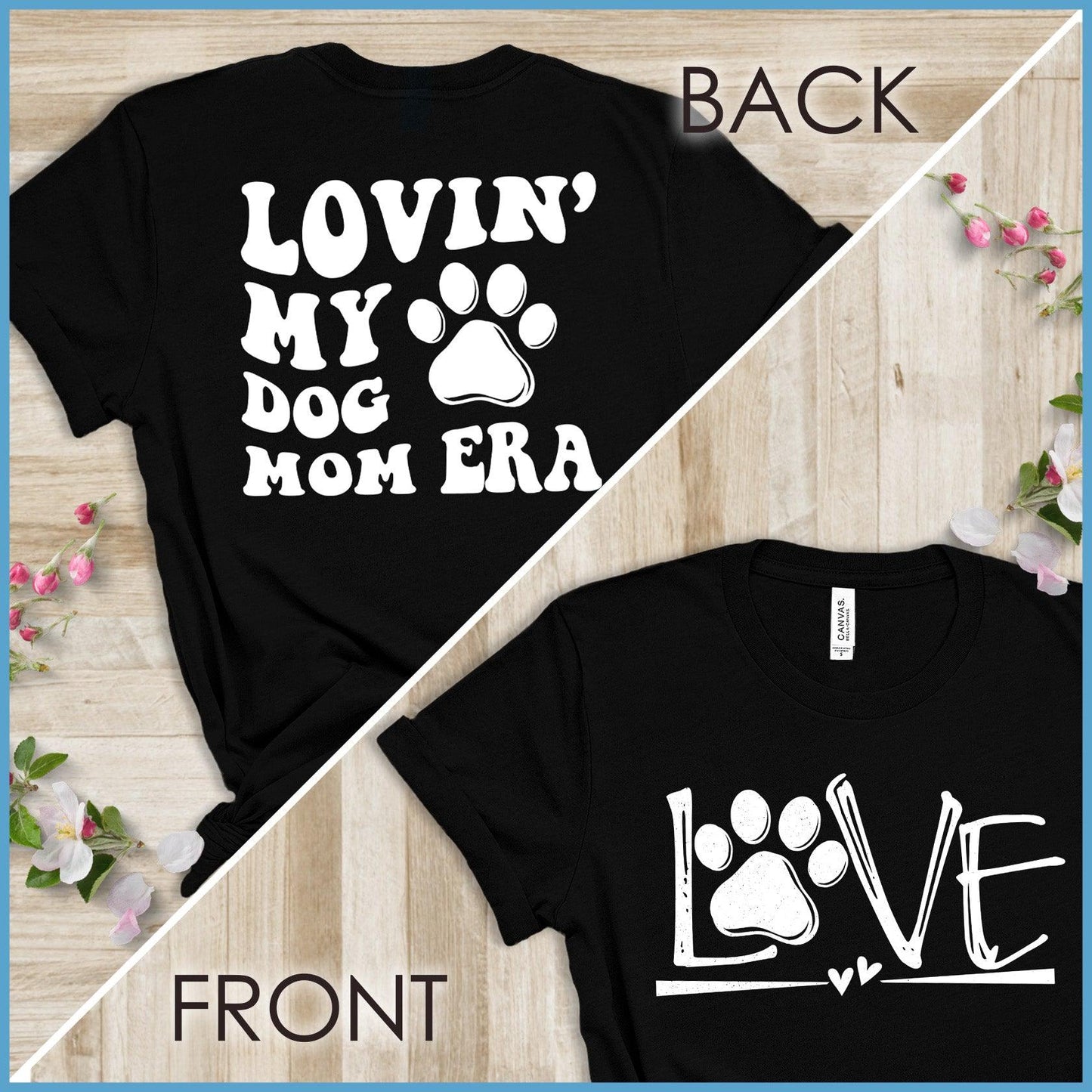 Lovin' My Dog Mom Era, Dog Love - Wavy T-Shirt Version 2