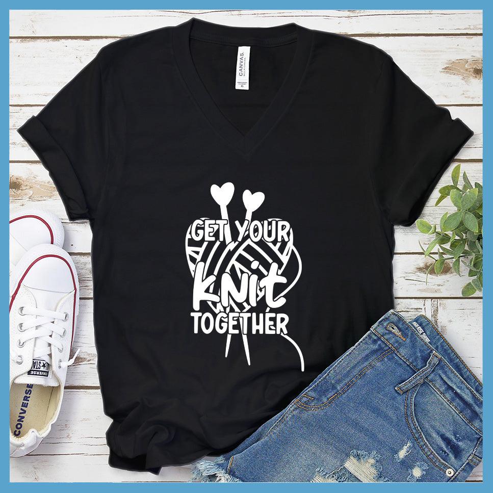 Get Your Knit Together Version 2 V-neck