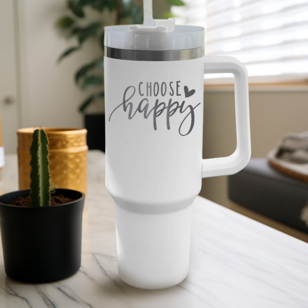 Choose Happy Tumbler