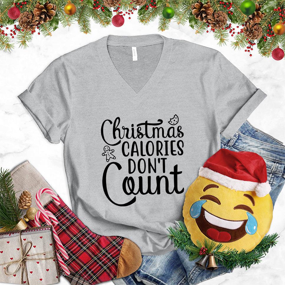 Christmas Calories Don't Count Version 3 V-Neck - Brooke & Belle