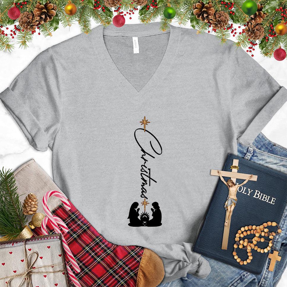 Christmas Family Colored Edition V-Neck - Brooke & Belle