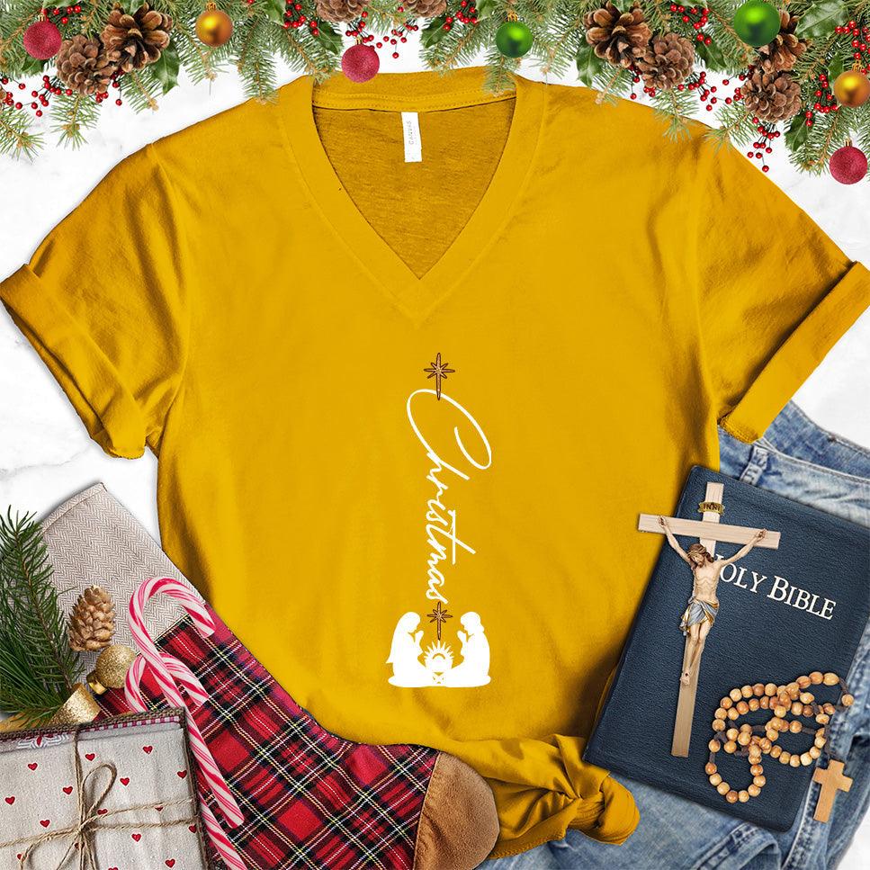 Christmas Family Colored Edition V-Neck - Brooke & Belle