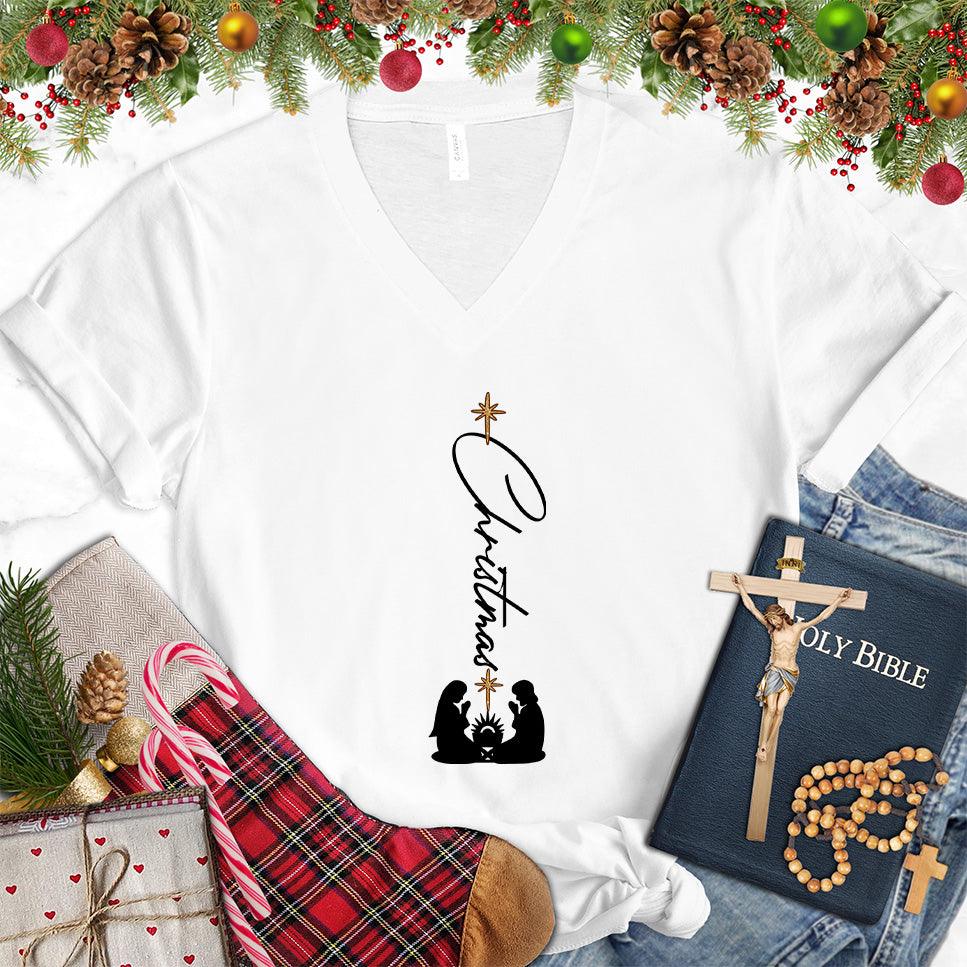 Christmas Family Colored Edition V-Neck - Brooke & Belle
