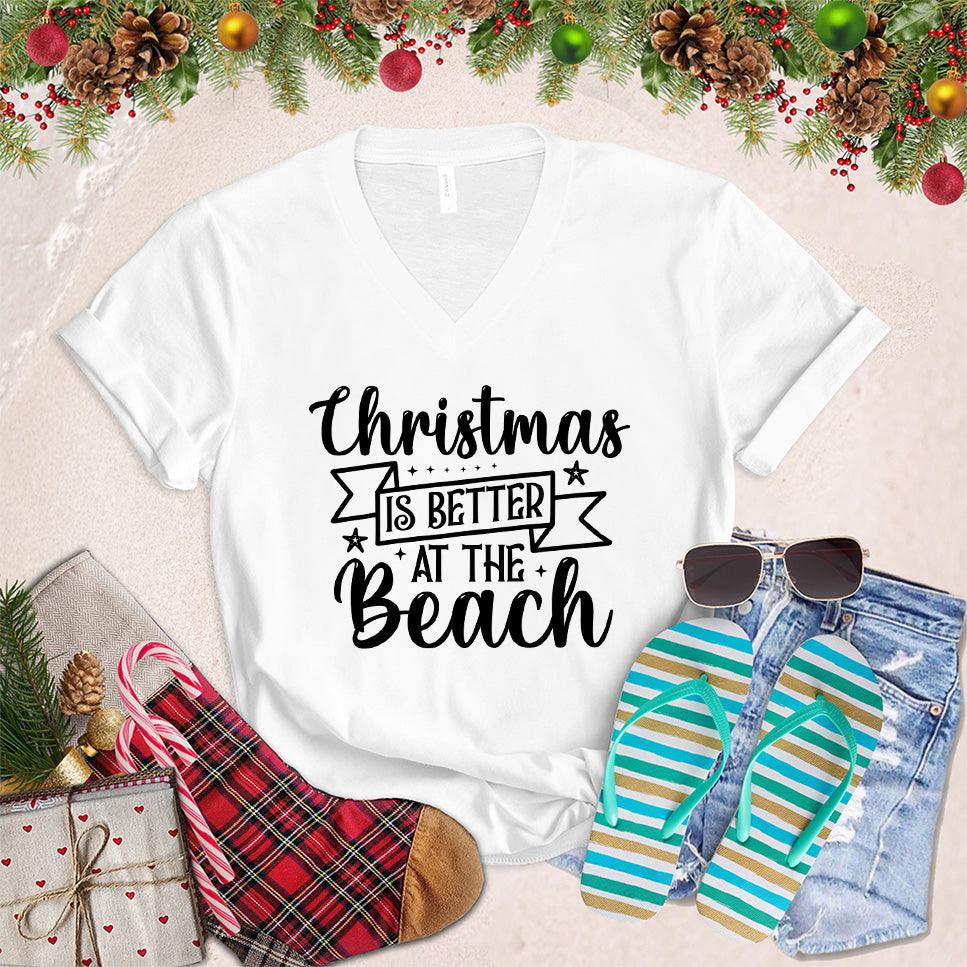 Christmas Is Better At The Beach V-Neck - Brooke & Belle