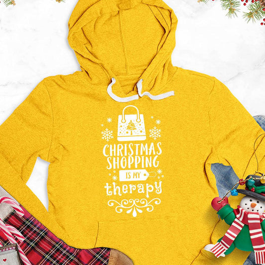 Christmas Shopping Is My Therapy Version 1 Hoodie - Brooke & Belle