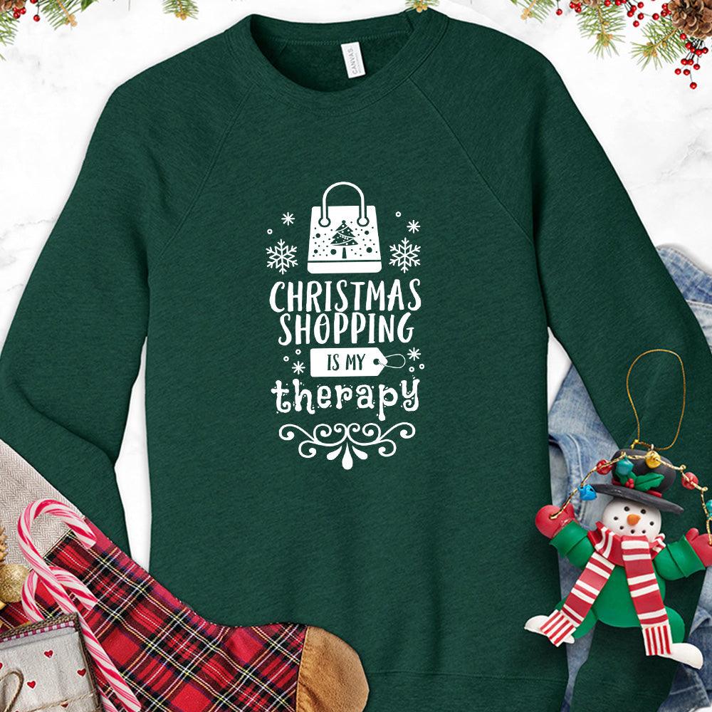 Christmas Shopping Is My Therapy Version 1 Sweatshirt - Brooke & Belle