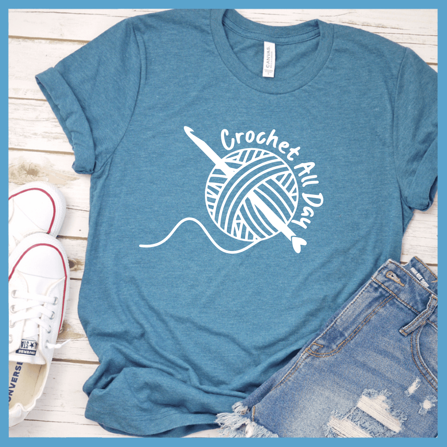 Crochet All Day T-Shirt