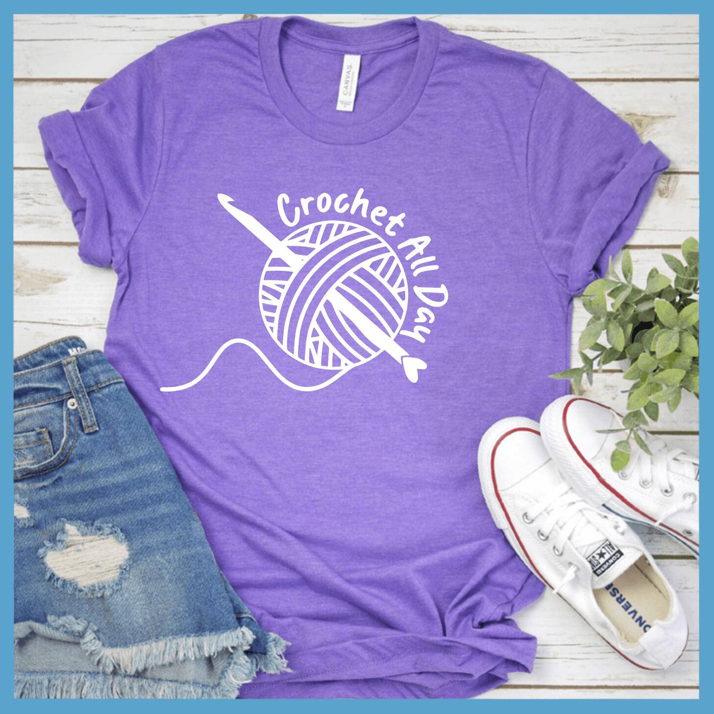 Crochet All Day T-Shirt