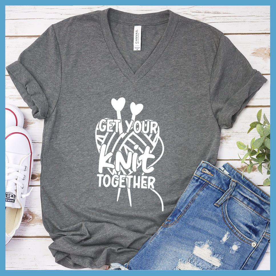 Get Your Knit Together Version 2 V-neck
