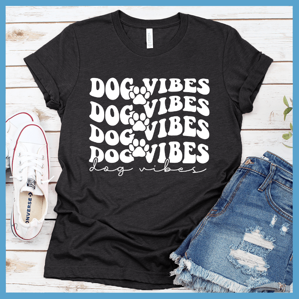 Dog Vibes Retro T-Shirt