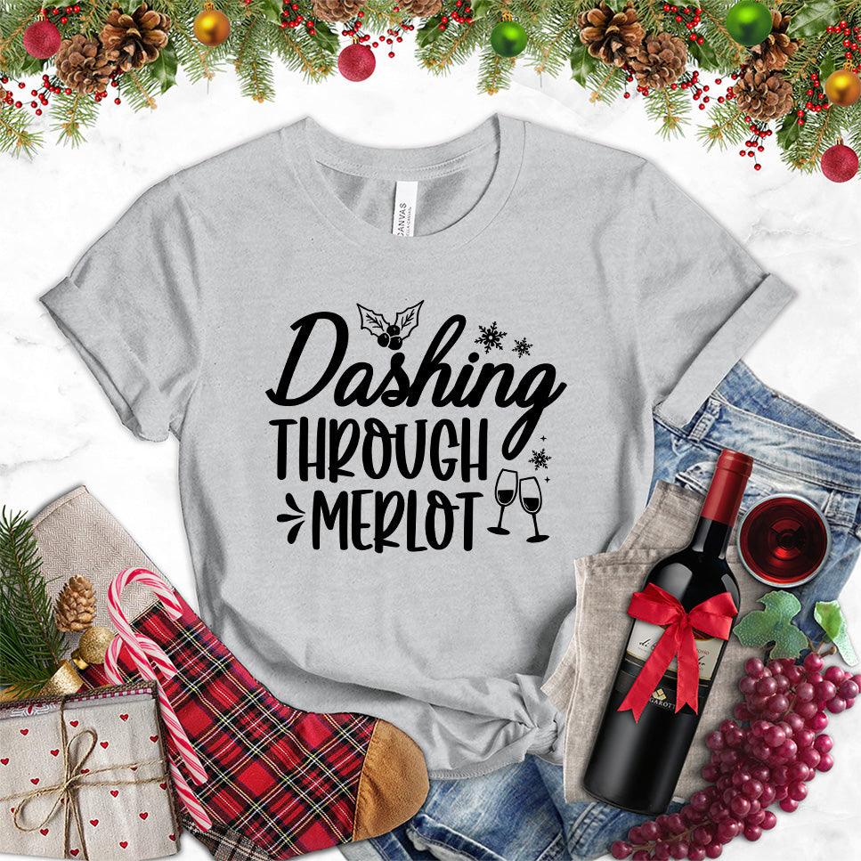 Dashing Through Merlot T-Shirt - Brooke & Belle