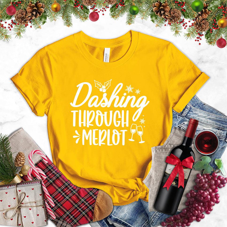 Dashing Through Merlot T-Shirt - Brooke & Belle