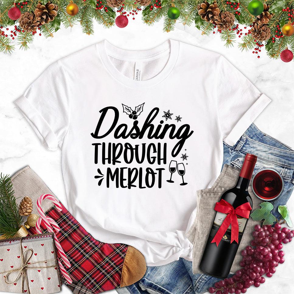 Dashing Through Merlot T-Shirt - Brooke & Belle