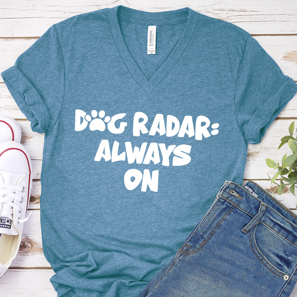 Dog Radar Always On V-Neck