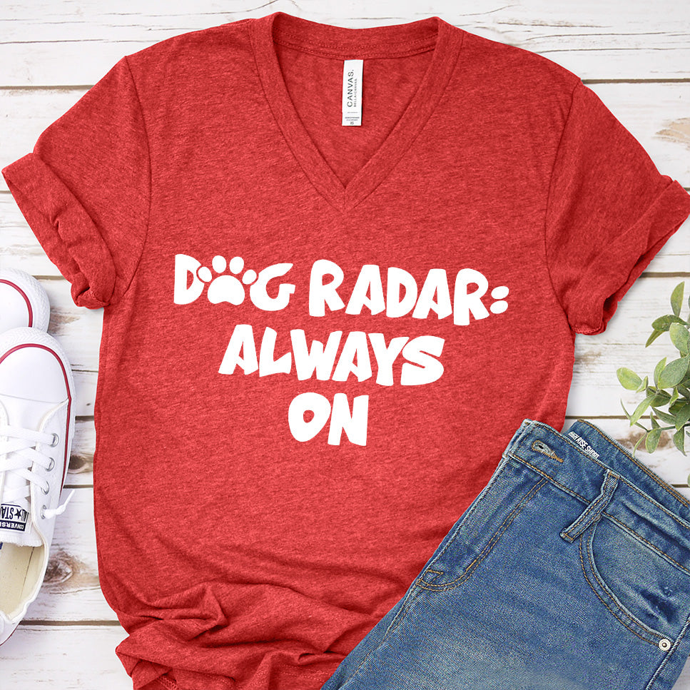 Dog Radar Always On V-Neck