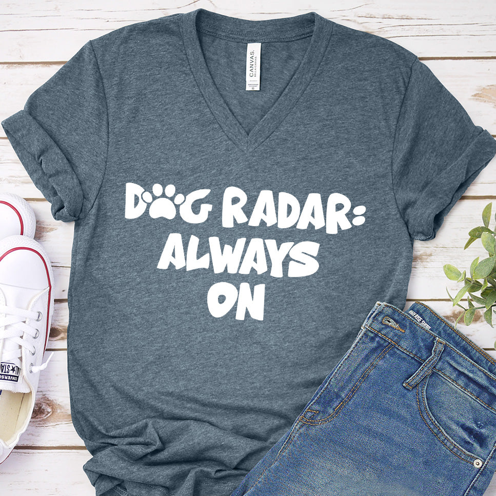 Dog Radar Always On V-Neck